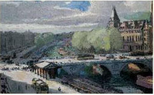 Paris, Le Pont Saint-michel - view 1