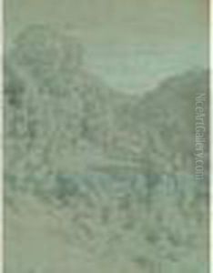 Paysage A Lacoux by Paul Flandrin