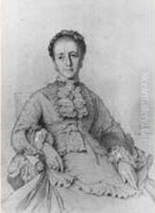 Portrait De Femme Assise Portrait De Femme Assise