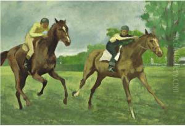 Schooling Steeplechasers - view 1