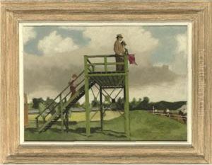 Clocking Tower, Greentree Track, Saratoga by Vaughn Flannery