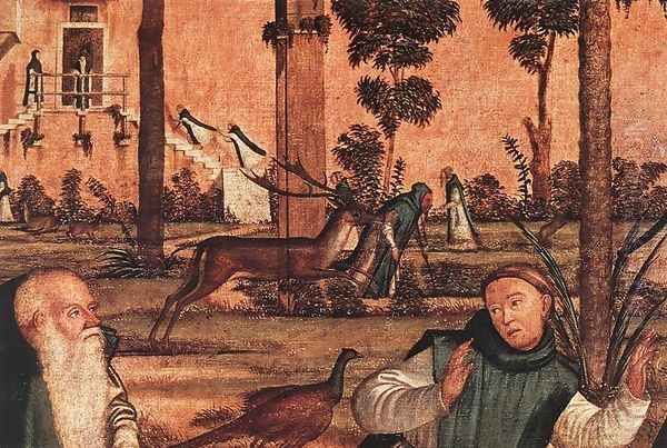 St Jerome and the Lion (detail) 1502 - view 1