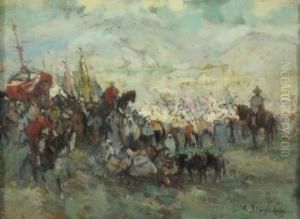 Fantasia Arabe by Gustave Flasschoen