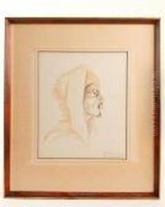Profile Of An Arab Gentleman by Gustave Flasschoen