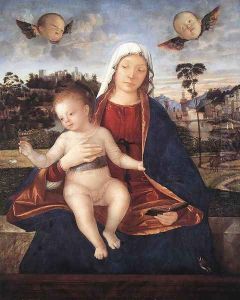 Madonna and Blessing Child 1505-10 by Vittore Carpaccio