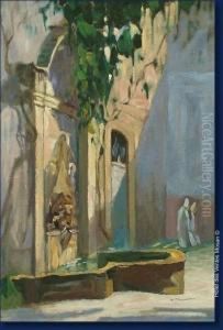 Fontaine by Gustave Flasschoen