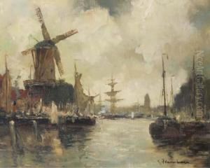 Vieux Port by Gustave Flasschoen