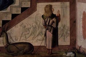Presentation of Mary at the Temple (detail) by Vittore Carpaccio