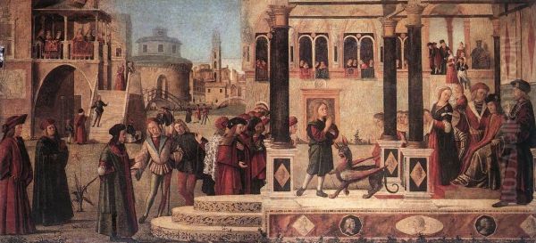 The Daughter of of Emperor Gordian is Exorcised by St Triphun 1507 - view 1