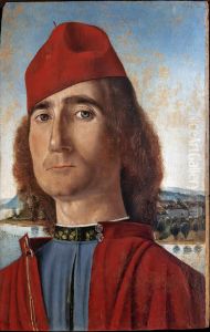 Portrait of an Unknown Man with Red Beret 1490-93