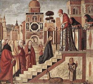 The Presentation of the Virgin 1504-08 by Vittore Carpaccio
