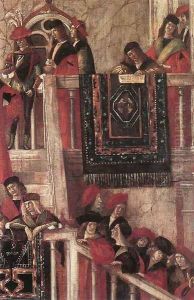 Meeting of the Betrothed Couple (detail 2) 1495 by Vittore Carpaccio