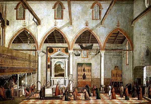 Apparition of the Crucified of Mount Ararat in the Church of Sant' Antonio di Castello, c.1512 - view 1