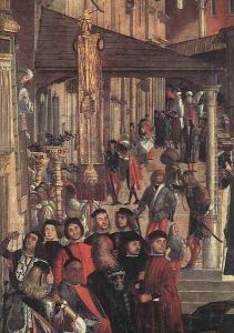 The Healing of the Madman (detail) c. 1496 by Vittore Carpaccio