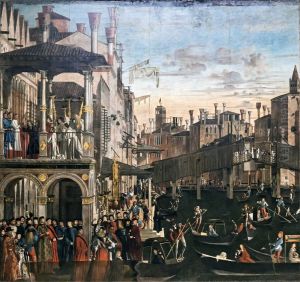 The Healing of the Madman c. 1496 by Vittore Carpaccio