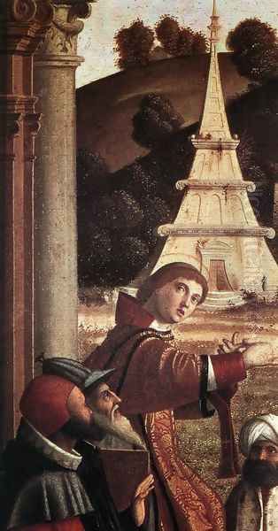 Disputation of St Stephen (detail) 1514 - view 1