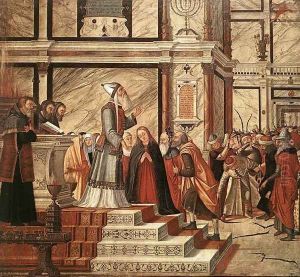 The Marriage of the Virgin 1504-08 by Vittore Carpaccio