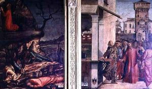 Christ's Calling of St. Matthew and the Agony in the Garden by Vittore Carpaccio