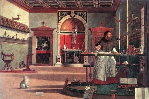 Life of St. Jerome: Vision of St. Augustine (Storie di san Gerolamo: Visione di sant'Agostino) - view 1