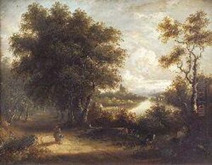 A Path By The Loch by John Fleming