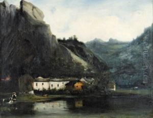 Paysage Des Alpes by Camille Flers
