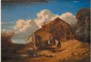 La Halte Du Cavalier by Camille Flers