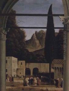 Men Debating, from the Debate of St. Stephen (detail) by Vittore Carpaccio