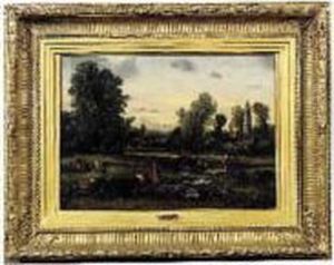 Scene Champetre En Normandie, Circa 1840