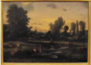 Signee En Bas A Gauche, Circa 1840 Signee En Bas A Gauche, Circa 1840