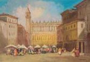 North African/egyptian Street Scene by Blythe Fletcher