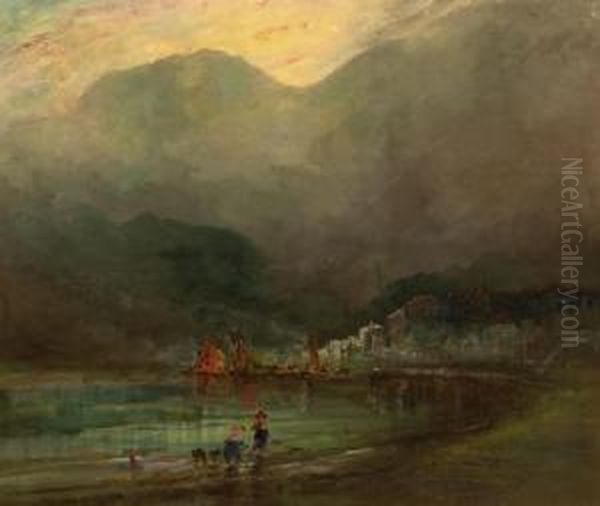Italian Harbour Scene - view 1