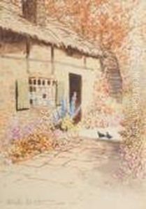 Thatched Cottage by Blythe Fletcher