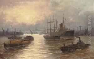 Shipping In The Pool Of London