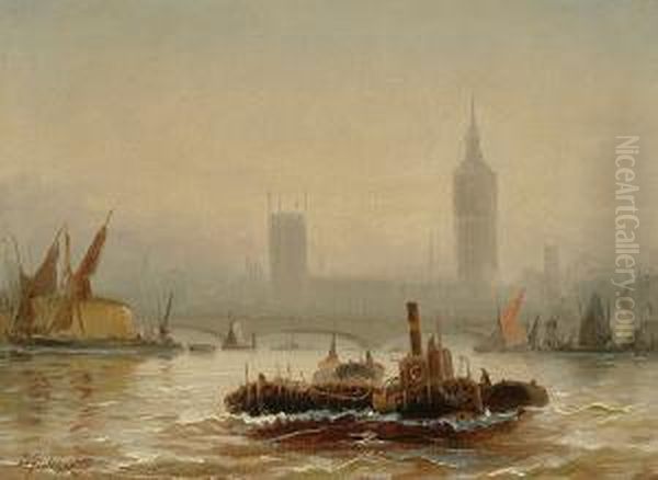 Thames Views Of The Houses Of Parliament; And Of Greenwich - view 1