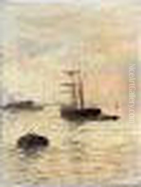 Shipping At Sunrise, Two, Both Signed - view 1