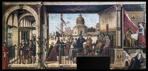 The Arrival of the English Ambassadors, from the St. Ursula Cycle, 1498
