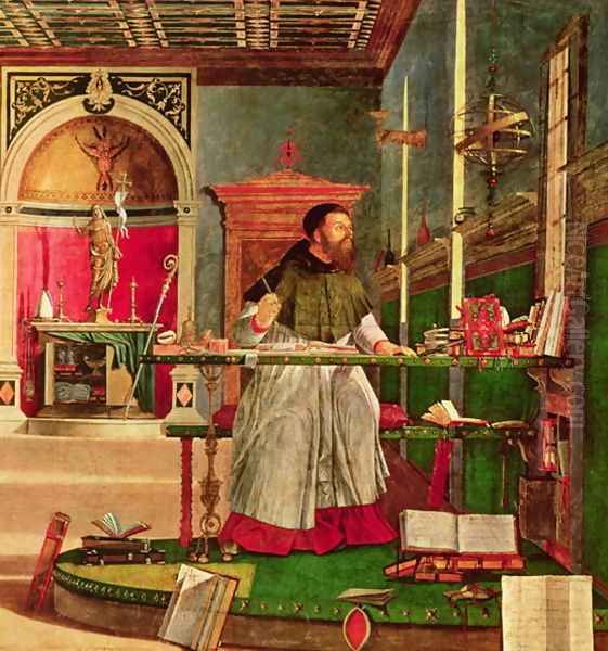 Vision of St. Augustine, 1502-08 (detail) - view 1