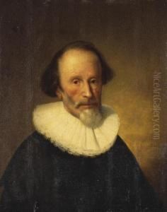 Portrait D'un Homme Barbu En Buste