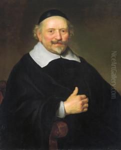 Presunto Ritratto Di Johan Wttenbogaert by Govert Teunisz. Flinck