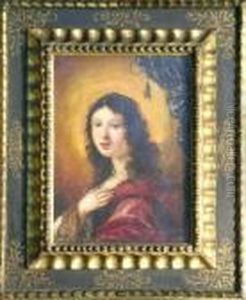 Portrait Of A Young Woman by Govert Teunisz. Flinck