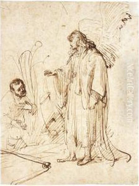 The Angel Appearing To Gideon In The Field (judges Vi, 11-18) - view 1