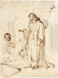 The Angel Appearing To Gideon In The Field (judges Vi, 11-18)
