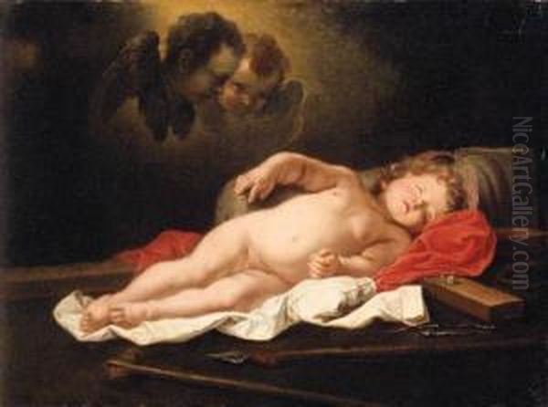 The Infant Christ Sleeping By The Instruments Of The Passion - view 1