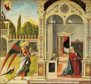 Life of the Virgin: Annunciation (Storie della Vergine: Annunciazione) by Vittore Carpaccio