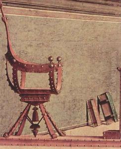 Vision of St Augustin (detail 4) by Vittore Carpaccio