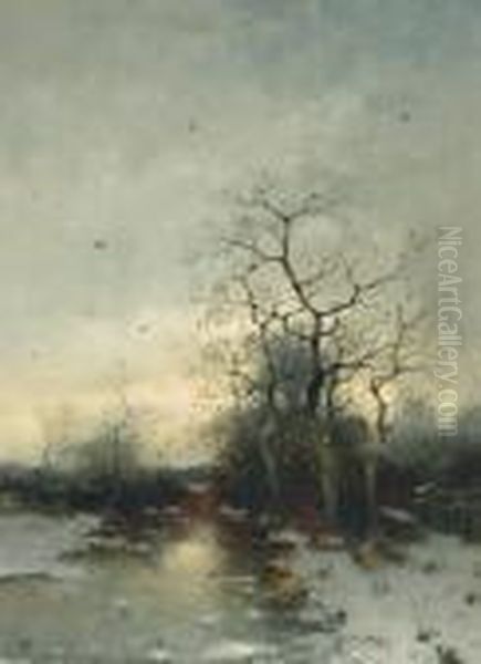 Sunset In The Calm Of Nature - view 1