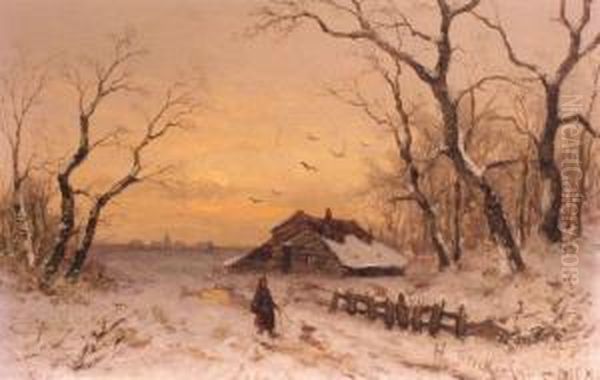 Winter Sunset - view 1