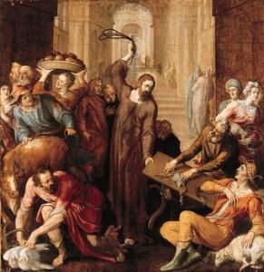 Christ Driving The Money Lenders From The Temple