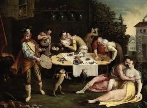 A Banquet With Elegant Company Courting