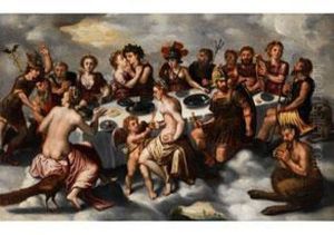 Das Gottermahl by Frans Floris